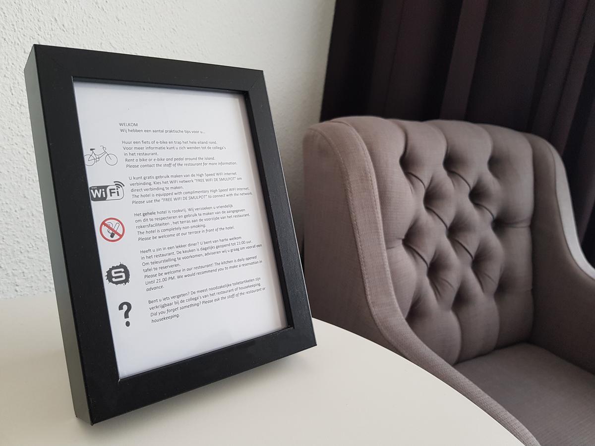 Boutique Hotel De Smulpot Den Burg Eksteriør billede